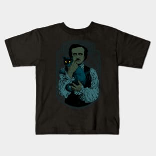 Poe and the Black Cat Kids T-Shirt